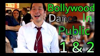 Qpark  Bollywood Dance in Public Part 1 amp 2 [upl. by Aharon]