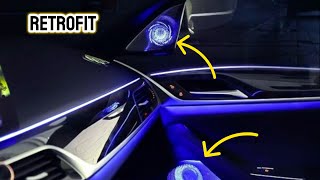 G30 BMW M550I RETROFIT  BOWERS amp WILKINS SPEAKERS AMBIENT LIGHTING [upl. by Leahcimnaj478]