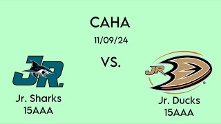 SJ Jr Sharks 15AAA vs Jr Ducks 3 [upl. by Ziagos797]