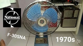 Vintage 1970s 12quot National desk fan [upl. by Janeta83]