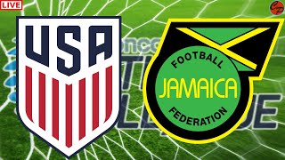 USA vs Jamaica Concacaf Nations League Quarterfinals Live Game Cast amp Chat [upl. by Aicilanna]