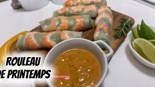 RECETTE FACILE ROULEAU DE PRINTEMPS youtubeshortsfoodiefypviralvideocookingfoodrecettefacile [upl. by Noguchi]