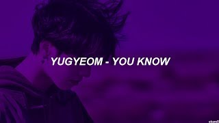 Yugyeom  You Know  Sub español [upl. by Giliane]