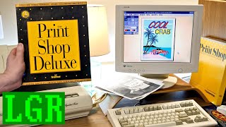 Broderbunds Print Shop Deluxe – An LGR Retrospective [upl. by Ratha]