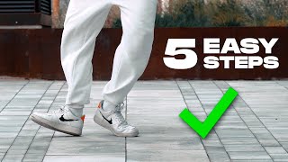 5 Easy Footwork Shuffle Steps [upl. by Ardnoet]