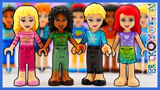 Disney Princesses in Comfy Outfits as LEGO Minidolls [upl. by Nodnas800]