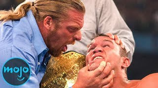 Top 10 WWE Betrayals [upl. by Bocyaj50]