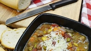 Beef Minestrone Slow Cooker Recipe  Easy Crockpot Stew  RadaCutlerycom [upl. by Eseeryt267]