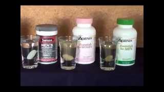 Swisse amp Usana vs Isagenix Product Solubility Demo [upl. by Ingram290]