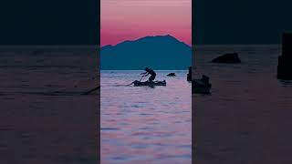 Peaceful Ocean fisherman in Milos Greece [upl. by Avla]