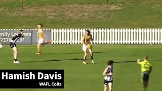 Hamish Davis  40 Disposal Performance  WAFL Colts Round 15 [upl. by Orion]