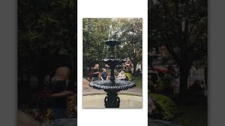 Old couple at the fountain fujifilm fuji fujix100vi x100vi photographer slowshutter oldcouple [upl. by Inga556]