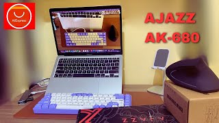 Teclado Ajazz Ak680 e acessórios para Macbook Aliexpress [upl. by Meekar]