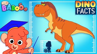 TRex Facts  Learn DINOSAURS with Club Baboo DINO FACTS  Learning about the TRex and more Dinos [upl. by Nirahs527]