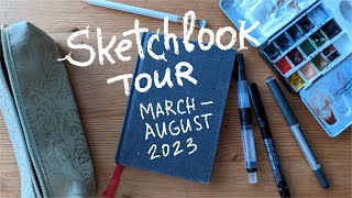 Sketchbook tour March – April 2023 [upl. by Acirre]