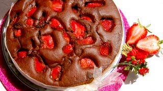 Torta di fragole e cioccolato  Le ricette di DELIZIEePASTICCi [upl. by Nisbet831]