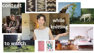 my favorite cozy content to watch while knitting [upl. by Wilmette]