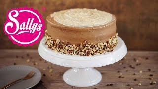 HaselnussLatteMacchiatoTorte mit Nutellacreme  Sallys Welt [upl. by Naujal911]