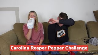 Carolina Reaper Challenge GONE WRONG Carolina Reaper Peppers are not for everyone [upl. by Jammal]