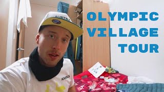 See Inside the Olympic Village  Olympic Vlog [upl. by Leonora319]