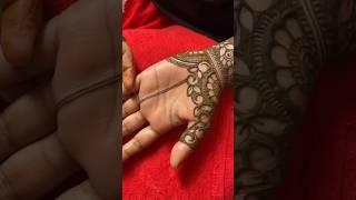 Beautiful mehndi design 😍💫 shorts ytshort mehndi henna [upl. by Joana]