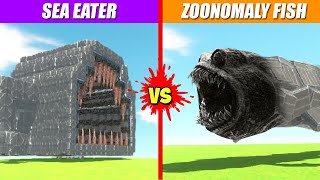 Sea Eater vs Zoonomaly Fish  Animal Revolt Battle Simulator [upl. by Llertnom]