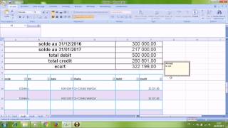 rapprochement bancaire  saisie automatisée sur excel [upl. by Maccarthy]