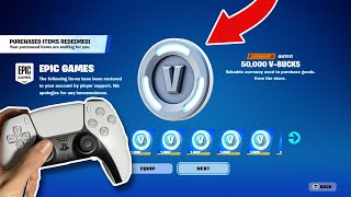 SECRET CODE to get FREE VBUCKS in Fortnite Season 4 it actually works [upl. by Prussian]