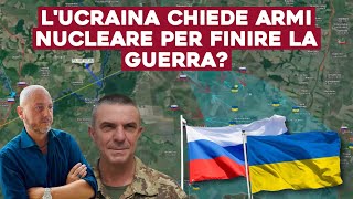 LUCRAINA CHIEDE ARMI NUCLEARI per FINIRE la GUERRA ANALISI con GEN CHIAPPERINI e F SEMPRINI [upl. by Wun]