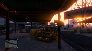 GTA V  Bulldozer location [upl. by Akerdna534]