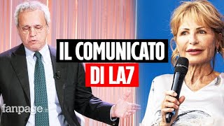 La7 sullo scontro tra Mentana e Gruber “Si mantenga il rispetto reciproco e verso l’azienda” [upl. by Odracir927]