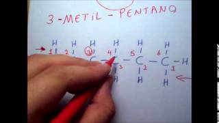 Nomenclatura de Alcanos ramificados 12 [upl. by Eseerahs254]