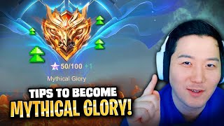 Ranking up to Mythical Glory is hard right Advance tips  Mobile Legends [upl. by Ronica]