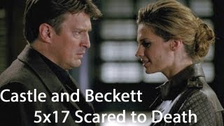 Castle  5x17 Scared To Death Beckett Says Castle is Sweet HD [upl. by Eillat184]