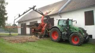 Fendt 936  Eschelböck Biber 80 [upl. by Imhsar]