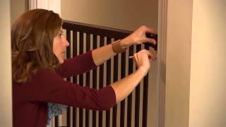 Evenﬂo WalkThru™ Top Of Stairs Baby Gate [upl. by Nairrad]