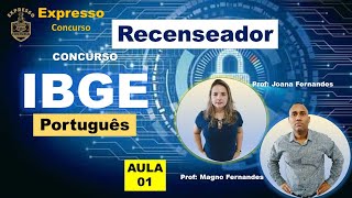 Português IBGE Recenseador Aula 01 [upl. by Odnomra]