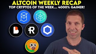 4000 Gains  Altcoin Weekly Recap  Top Performing Alts amp Memes [upl. by Airam621]