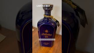 Ballantine’s 21 Year Old Blue Ceramic Decanter Scotch Whisky [upl. by Joe]