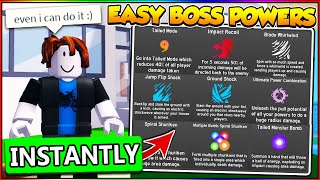 How To Defeat EVERY BOSS EASY As A NOOB In Anime Fighting Simulator Roblox [upl. by Richmal]