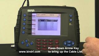 Custom Cable Types and Your Bird SA Series Site Analyzer [upl. by Noicnecsa]