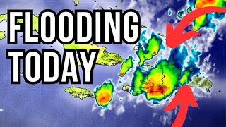 Caribbean Flooding on the Move [upl. by Esinyt]