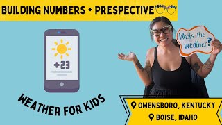 Weather Activity for Kids  Learning Activity for 2 year olds  Owensboro Kentucky  Boise Idaho [upl. by Hpesoj297]