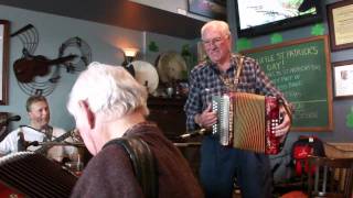 Accordion players Johnny McCaffrey and Allen Barnett [upl. by Nunes]