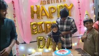 Adhithya1st birthday celebrationMydearson🎉 subscribeampsupportmychannelarathya🙏🙏🙏 [upl. by Gertrud774]