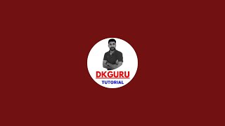 Dkguru Tutorial is live [upl. by Dnalkrik]