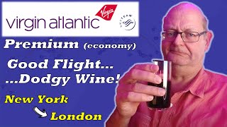 Flight Review  Virgin Atlantic Premium Economy JFK to London [upl. by Lekkim]