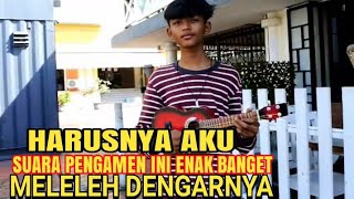 HARUSNYA AKU YANG DISANA BUKAN DIA Dimas pengamen blok m suara emas bikin baper [upl. by Aicital]