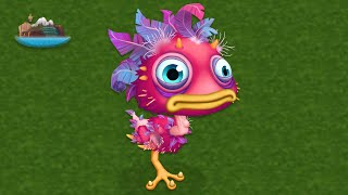 Yawstrich  All Monster Sounds amp Animations My Singing Monsters Dawn of Fire [upl. by Altaf]