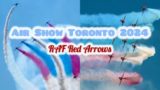 RAF Red Arrows 75th Canadian International Air Show Toronto 2024 [upl. by Yliah]